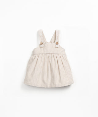 Cord Kleid für Kleinkinder Tones Beige von Play Up