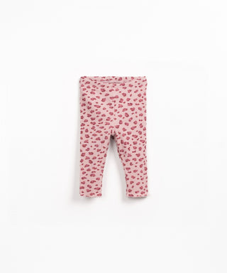 Ripp-Leggings für Kleinkinder Rose Leo von Play Up