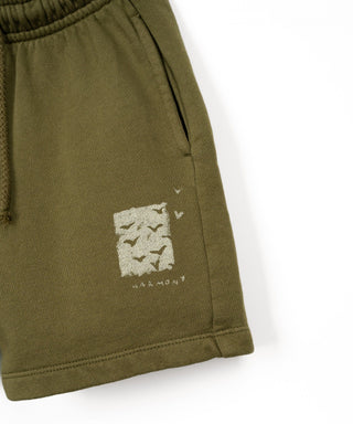 Baumwoll-Shorts Grün von Play Up