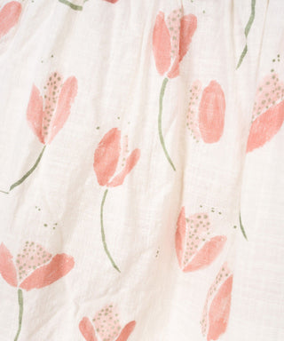 Kleid Margarida Beige und Coral von Play Up