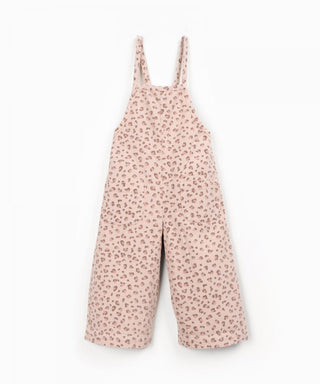 Latzhose für Kinder Leo Embroidery Rosa von Play Up