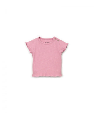 Baby T-Shirt Sculpture Violett von Play Up