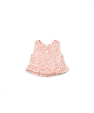 Baby Tunika Coral gemustert von Play Up