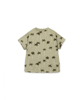 T-Shirt Grün mit Palmenprint von Play Up