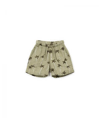 Shorts Grün mit Palmenprint von Play Up