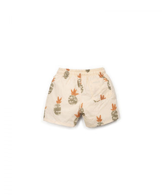 Badeshort Beige mit Ananasprint von Play Up