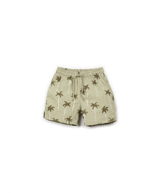 Badeshort Khaki mit Ananasprint von Play Up