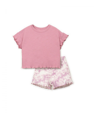Set T-Shirt und Shorts Sculpture Violett von Play Up