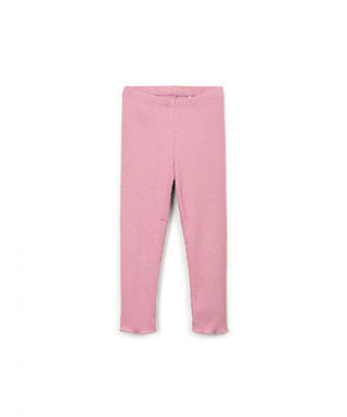 Ripp-Leggings Sculpture Violett von Play Up