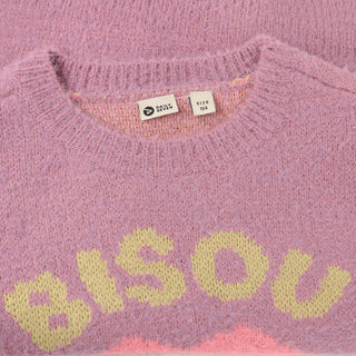 Strickpullover Fancy mit Bisou Motiv von Daily7Kids