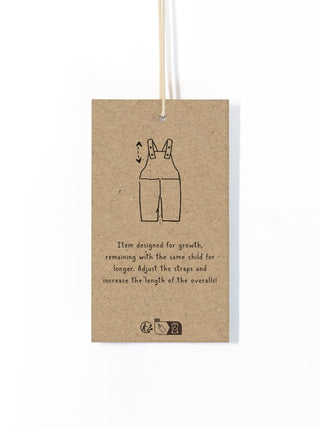 Baby Leinen-Latzhose Blau von Play Up