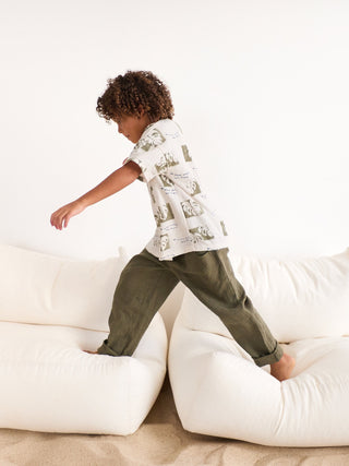 Leinenhose Grün von Play Up