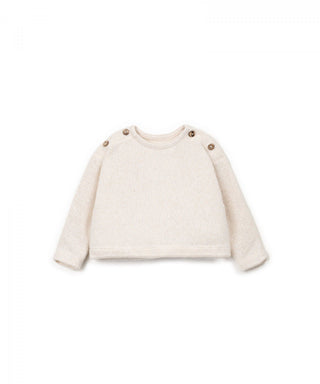 Newborn-Baby Sweater Bio Resin Beige von Play Up