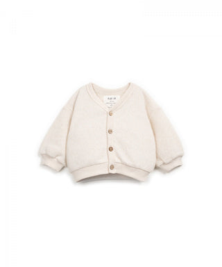 Baby Cardigan Bio Resin Beige von Play Up