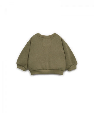 Baby Cardigan Sew Dunkelgrün von Play Up