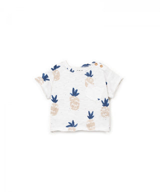 Baby T-Shirt Weiss mit Ananasprint von Play Up