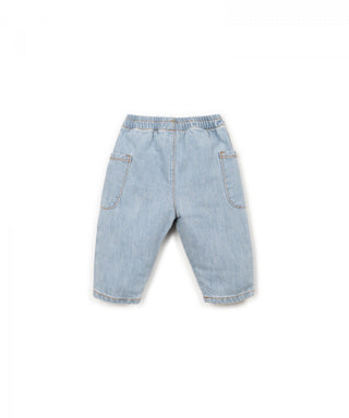 Baby Jeans Denim-Hellblau von Play Up