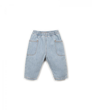 Baby Jeans Denim-Hellblau von Play Up