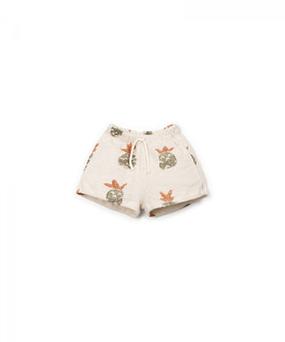 Baby Shorts Beige mit Ananasprint von Play Up