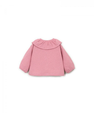 Baby Cardigan Sculpture Violett von Play Up