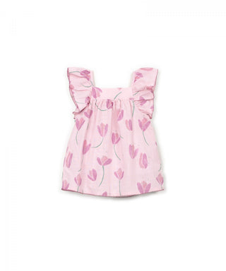 Baby Kleid Violette mit Tulpenmuster von Play Up
