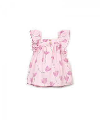 Baby Kleid Violette mit Tulpenmuster von Play Up