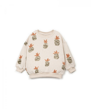 Sweater Beige mit Ananasprint von Play Up
