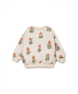 Sweater Beige mit Ananasprint von Play Up