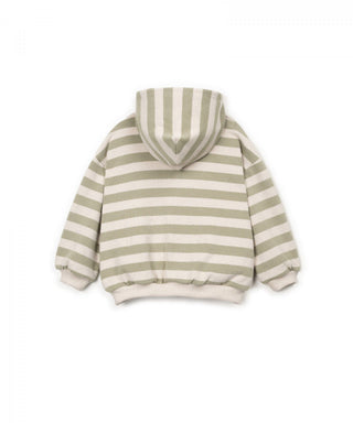 Hoodie Beige-Grün gestreift von Play Up