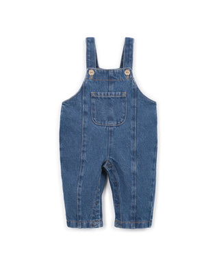 Baby Jeans Latzhose Blue Denim Blau von Play Up
