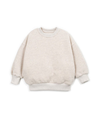 Fleece Pullover Sketches Beige von Play Up