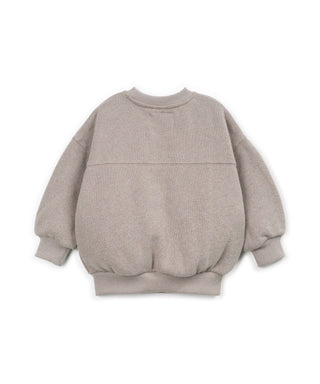 Fleece Pullover Drawing Braun von Play Up