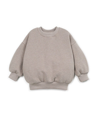Fleece Pullover Drawing Braun von Play Up