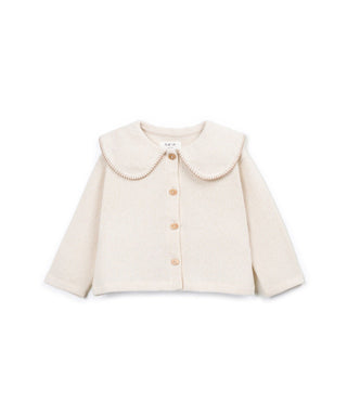 Cardigan mit Kragen Sketsches Beige von Play Up