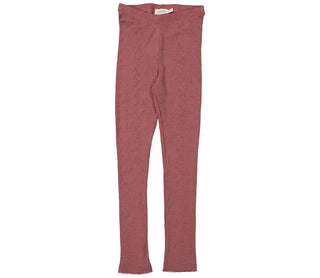 Merinowolle Leggings Weinrot von MarMar Copenhagen