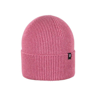 Merinowolle-Seide Strickmütze Dusty Pink von Pure Pure
