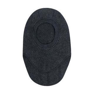 Balaclava Woolfleece Navy Melange Blau von Huttelihut