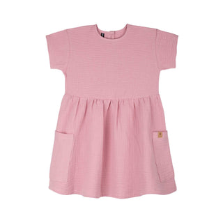 MUSSELIN KLEID ZARTROSA VON PURE PURE