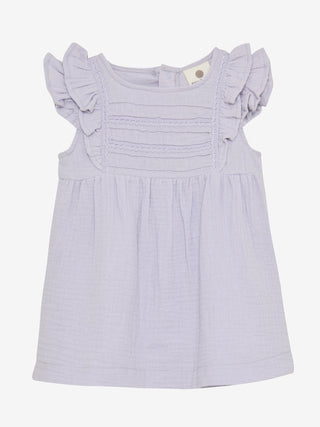 Musselin Babykleid Purple Heather von En Fant