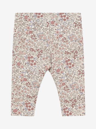 Baby-Leggings Eggnog mit Blumenmuster von En Fant