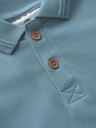 Kurzarm Body Citadel Blau von En Fant