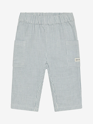 Musselin-Babyhose Citadel Hellblau gestreift von En Fant