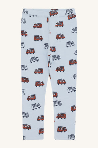 Merinowolle-Bambus Hose Laki Firetruck Hellblau von Hust & Claire