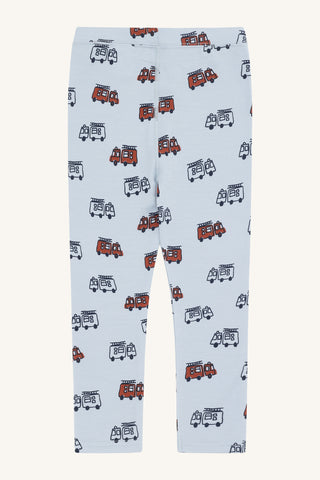Merinowolle-Bambus Hose Laki Firetruck Hellblau von Hust & Claire