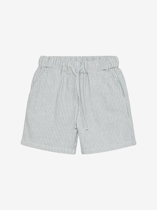 Musselin-Shorts Citadel Hellblau gestreift von En Fant