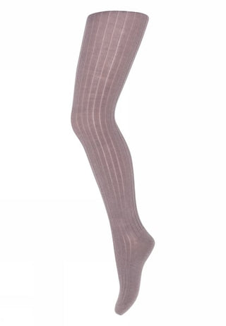 Wolle-Strumpfhose Dark Purple Dove von mp Denmark
