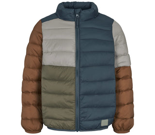 Pufferjacke Owe Blau-Grau-Braun-Khaki von MarMar Copenhagen