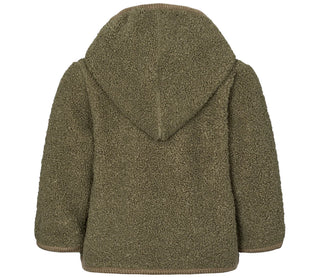 Teddy Jacke Jojo Olivegrün für Kleinkinder von MarMar Copenhagen