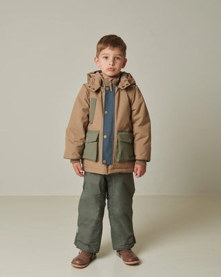 Winterjacke Omas Wallnussbraun für Kinder von MarMar Copenhagen