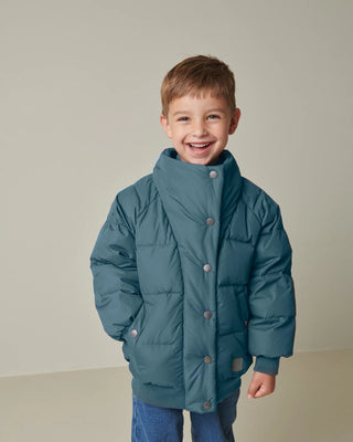 Pufferjacke Olex Shaded Blue für Kinder von MarMar Copenhagen